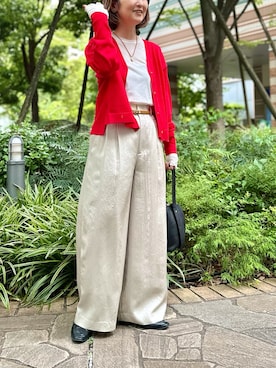 Yamazakiさん（骨格ナチュラル・レディース・157cm）の秋コーディネート