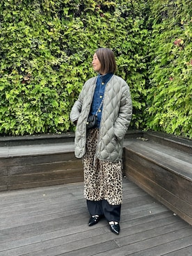 「NOLLEY’S（ノーリーズ）のアイテム」を使った、Yamazakiさん（レディース・157cm）の秋コーディネート