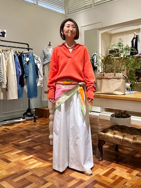 Yamazakiさん（レディース・157cm）の春コーディネート