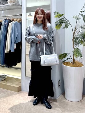 「アイテム（スウェット）」を使った、emiriさん（レディース・158cm・20代）の秋コーディネート