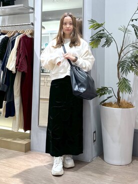 「アイテム（スウェット）」を使った、emiriさん（レディース・158cm・20代）の秋コーディネート