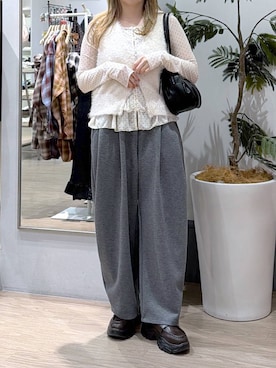 「旅行」｜emiriさん（レディース・158cm）の秋コーディネート