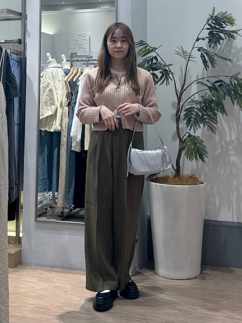 セール】ダブルジップクロップドカーディガンLS 112290