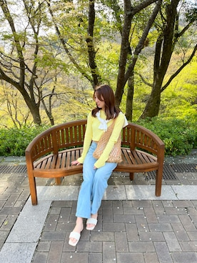 「BASE（ベース）のアイテム」を使った、chamiさん（レディース・163cm）の春コーディネート