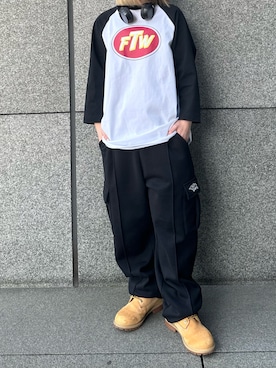 「FTW（エフティダブリュー）のアイテム」を使った、ᴋᴀɴᴋᴀɴ🍒さん（レディース・153cm）の春コーディネート