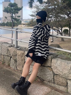 「Adoon plain（アドーンプレーン）のアイテム」を使った、ᴋᴀɴᴋᴀɴ🍒さん（レディース・153cm）の冬コーディネート