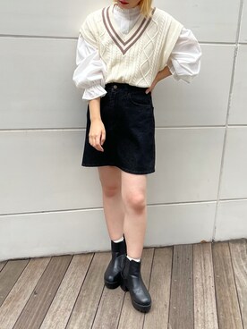 「KIRSH（キルシー）のアイテム」を使った、ᴋᴀɴᴋᴀɴ🍒さん（レディース・153cm）の秋コーディネート