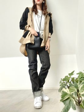 「MATCH&more（マッチアンドモア）のアイテム」を使った、＊𝒂𝒎𝒆𝒍𝒊𝒆𝒆＊さん（レディース・158cm）の秋コーディネート