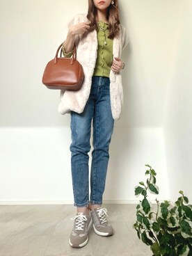 「rectangle_code」｜＊𝒂𝒎𝒆𝒍𝒊𝒆𝒆＊さん（レディース・158cm）の秋コーディネート