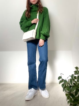 ＊𝒂𝒎𝒆𝒍𝒊𝒆𝒆＊さん（レディース・158cm）の冬コーディネート