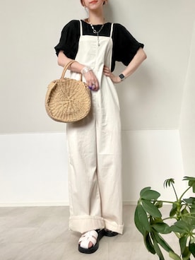 「ANGIE（アンジー）のアイテム（シューズ）」を使った、＊𝒂𝒎𝒆𝒍𝒊𝒆𝒆＊さん（レディース・158cm）の夏コーディネート