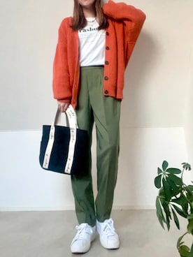 「アニエスベー」｜「アイテム（その他）」を使った、＊𝒂𝒎𝒆𝒍𝒊𝒆𝒆＊さん（レディース・158cm）の冬コーディネート