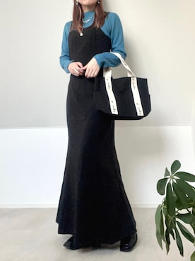「アニエスベー」｜「アイテム（その他）」を使った、＊𝒂𝒎𝒆𝒍𝒊𝒆𝒆＊さん（レディース・158cm）の冬コーディネート