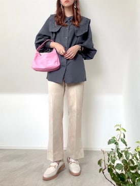 ＊𝒂𝒎𝒆𝒍𝒊𝒆𝒆＊さん（レディース・158cm）の秋コーディネート