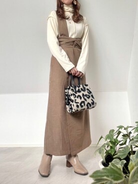 「AmbreNeige」｜「アイテム（その他）」を使った、＊𝒂𝒎𝒆𝒍𝒊𝒆𝒆＊さん（レディース・158cm）の秋コーディネート