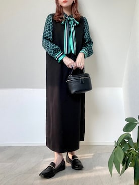 「for/c（フォーシー）のアイテム（ワンピース/ドレス）」を使った、＊𝒂𝒎𝒆𝒍𝒊𝒆𝒆＊さん（レディース・158cm）の春コーディネート
