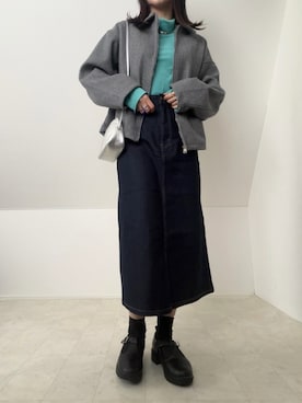 「ikka（イッカ）のアイテム」を使った、＊𝒂𝒎𝒆𝒍𝒊𝒆𝒆＊さん（レディース・158cm）の冬コーディネート