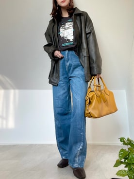「海外系ファッション」｜「アイテム（その他）」を使った、＊𝒂𝒎𝒆𝒍𝒊𝒆𝒆＊さん（レディース・158cm）の冬コーディネート