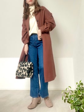 「AmbreNeige」｜「アイテム（その他）」を使った、＊𝒂𝒎𝒆𝒍𝒊𝒆𝒆＊さん（レディース・158cm）の秋コーディネート
