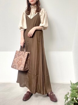 「ORiental TRaffic(ORiental TRaffic)」｜「アイテム（その他）」を使った、＊𝒂𝒎𝒆𝒍𝒊𝒆𝒆＊さん（レディース・158cm）の秋コーディネート