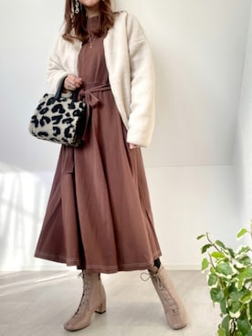 ＊𝒂𝒎𝒆𝒍𝒊𝒆𝒆＊さん（レディース・158cm）の秋コーディネート