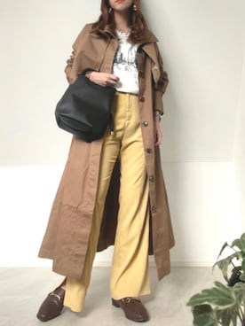 「zucca」｜「アイテム（その他）」を使った、＊𝒂𝒎𝒆𝒍𝒊𝒆𝒆＊さん（レディース・158cm）の秋コーディネート