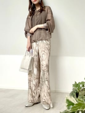 「AmbreNeige」｜「アイテム（その他）」を使った、＊𝒂𝒎𝒆𝒍𝒊𝒆𝒆＊さん（レディース・158cm）の夏コーディネート
