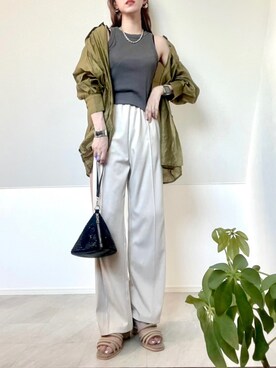 ＊𝒂𝒎𝒆𝒍𝒊𝒆𝒆＊さん（レディース・158cm）の夏コーディネート