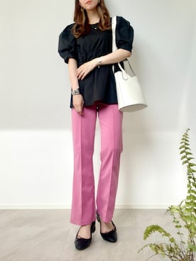 「a:mure（アミュール）のアイテム」を使った、＊𝒂𝒎𝒆𝒍𝒊𝒆𝒆＊さん（レディース・158cm）の夏コーディネート