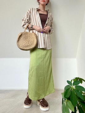 「AmbreNeige」｜＊𝒂𝒎𝒆𝒍𝒊𝒆𝒆＊さん（レディース・158cm）の春コーディネート