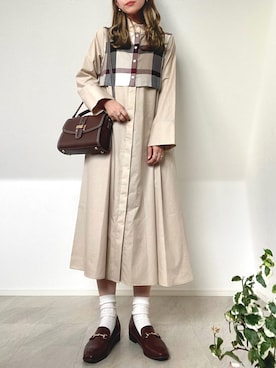 「ORiental TRaffic(ORiental TRaffic)」｜「アイテム（その他）」を使った、＊𝒂𝒎𝒆𝒍𝒊𝒆𝒆＊さん（レディース・158cm）の秋コーディネート