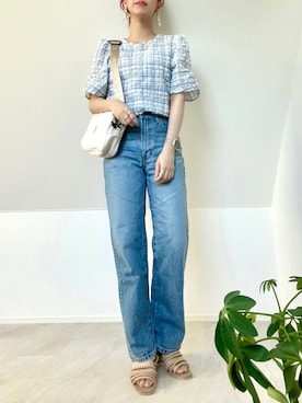 ＊𝒂𝒎𝒆𝒍𝒊𝒆𝒆＊さん（レディース・158cm）の夏コーディネート