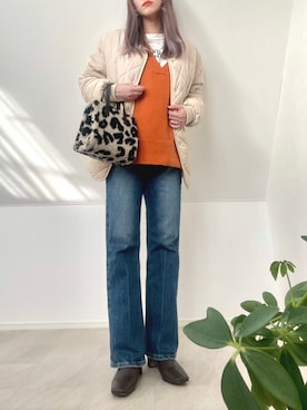 ＊𝒂𝒎𝒆𝒍𝒊𝒆𝒆＊さん（レディース・158cm）の冬コーディネート