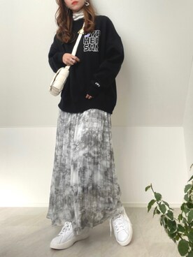「CYPHER3」｜＊𝒂𝒎𝒆𝒍𝒊𝒆𝒆＊さん（レディース・158cm）の冬コーディネート
