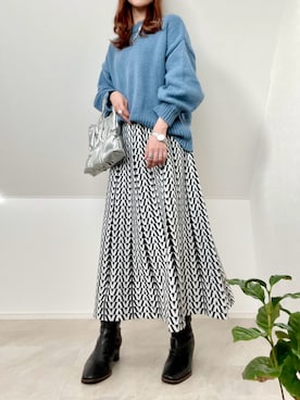 「新星WEARISTAにエントリー」｜＊𝒂𝒎𝒆𝒍𝒊𝒆𝒆＊さん（レディース・158cm）の冬コーディネート