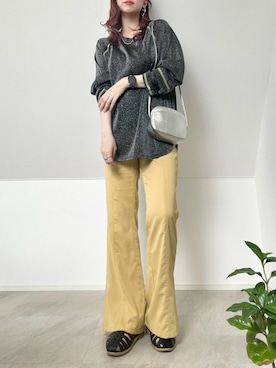 「4youstory（フォーユーストーリー）のアイテム」を使った、＊𝒂𝒎𝒆𝒍𝒊𝒆𝒆＊さん（レディース・158cm）の夏コーディネート