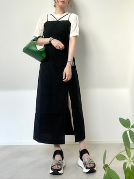 「スポサン」｜「アイテム（その他）」を使った、＊𝒂𝒎𝒆𝒍𝒊𝒆𝒆＊さん（レディース・158cm）の夏コーディネート