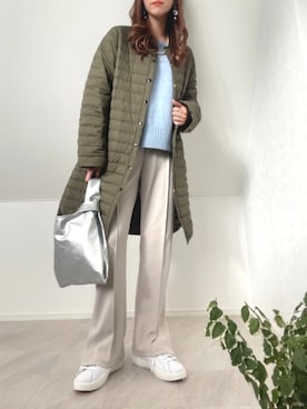 「URBAN RESEARCH ROSSO」｜「アイテム（その他）」を使った、＊𝒂𝒎𝒆𝒍𝒊𝒆𝒆＊さん（レディース・158cm）の冬コーディネート
