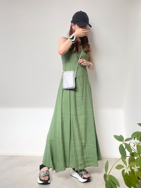 「URBAN RESEARCH ROSSO」｜「アイテム（その他）」を使った、＊𝒂𝒎𝒆𝒍𝒊𝒆𝒆＊さん（レディース・158cm）の夏コーディネート