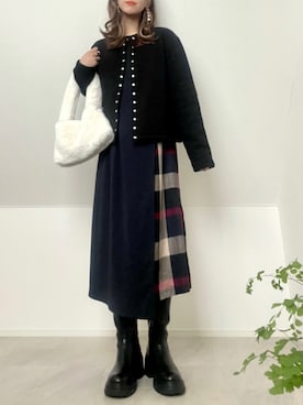 ＊𝒂𝒎𝒆𝒍𝒊𝒆𝒆＊さん（レディース・158cm）の秋コーディネート