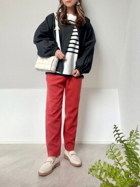 ＊𝒂𝒎𝒆𝒍𝒊𝒆𝒆＊さん（レディース・158cm）の冬コーディネート