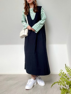 「florist」｜＊𝒂𝒎𝒆𝒍𝒊𝒆𝒆＊さん（レディース・158cm）の春コーディネート