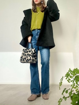 「EDWIN」｜「アイテム（その他アウター）」を使った、＊𝒂𝒎𝒆𝒍𝒊𝒆𝒆＊さん（レディース・158cm）の秋コーディネート