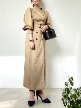 「CENE（セネ）の【CENE】セネ/ ビッククロスリング（リング）」を使った、＊𝒂𝒎𝒆𝒍𝒊𝒆𝒆＊さん（レディース・158cm）の夏コーディネート