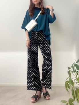 ＊𝒂𝒎𝒆𝒍𝒊𝒆𝒆＊さん（レディース・158cm）の夏コーディネート