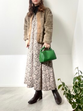 「URBAN RESEARCH Sonny Label（アーバンリサーチサニーレーベル）のアイテム（ブルゾン）」を使った、＊𝒂𝒎𝒆𝒍𝒊𝒆𝒆＊さん（レディース・158cm）の冬コーディネート