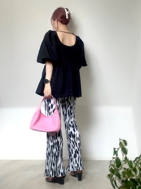 「GRL」｜「アイテム（チュニック）」を使った、＊𝒂𝒎𝒆𝒍𝒊𝒆𝒆＊さん（レディース・158cm）の夏コーディネート