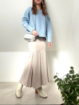 「URBAN RESEARCH ROSSO」｜「アイテム（その他）」を使った、＊𝒂𝒎𝒆𝒍𝒊𝒆𝒆＊さん（レディース・158cm）の冬コーディネート