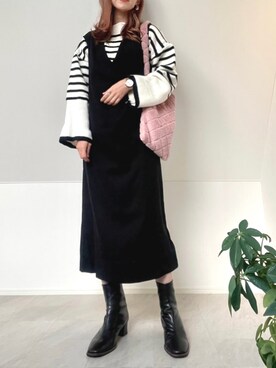 𝘼𝙢𝙚𝙡𝙞𝙚さん(レディース・158cm)の冬コーディネート