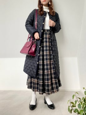 ＊𝒂𝒎𝒆𝒍𝒊𝒆𝒆＊さん（レディース・158cm）の秋コーディネート